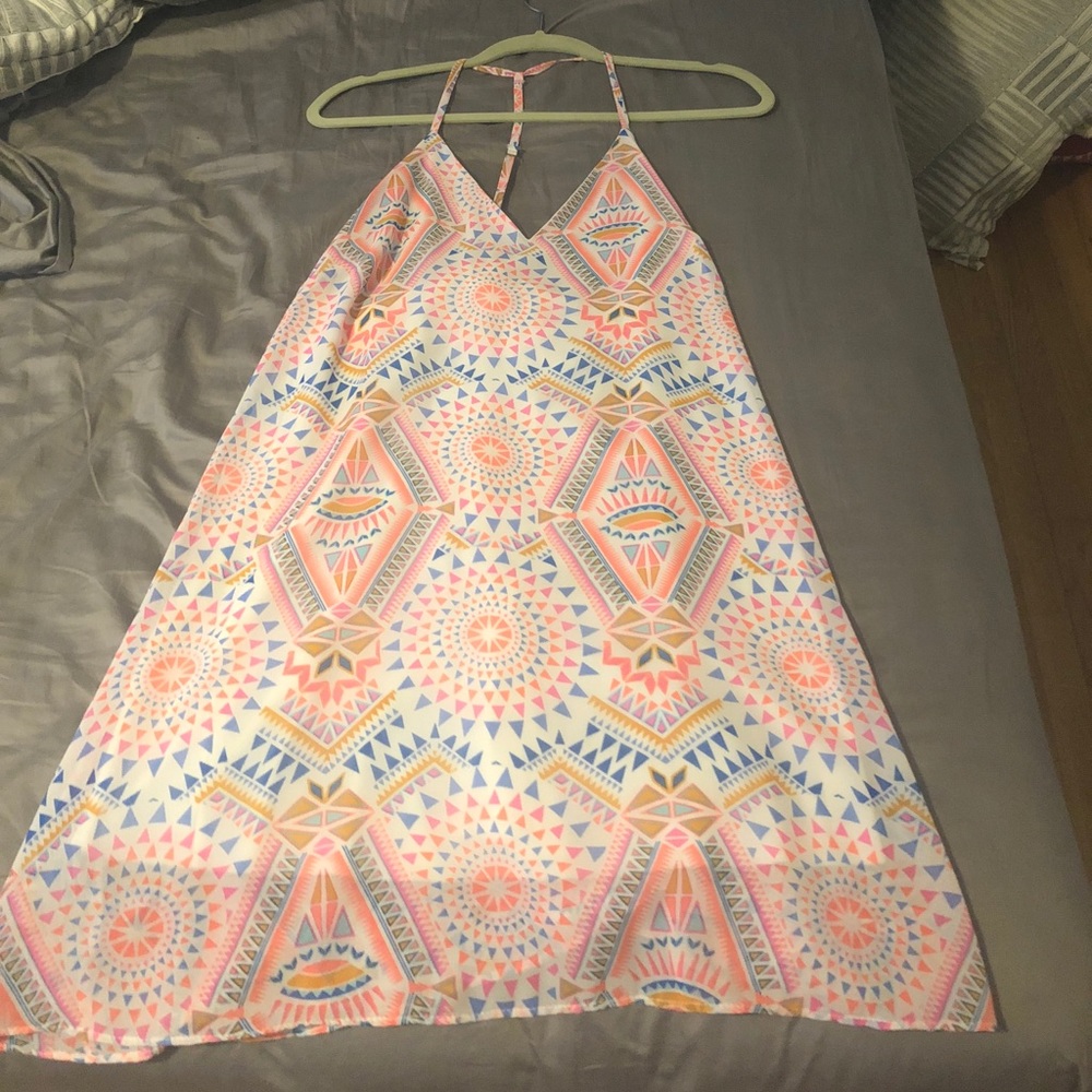 Tribal print summer dress.